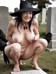 Staggering grandmamas are getting naked on pics
