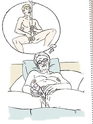Cartoon aged and grandmas naked.