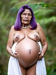 Free Granny Sex Pics: Realistic Maya of a Futuristic Woman Selknam