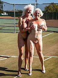Granny Sex Pics: Two Skinny Old People, 70+ Years Old, Having Fun in the Sun