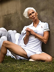 Granny Nude Porn Pics - 70 Years Old Short Hair Soccer White Woman